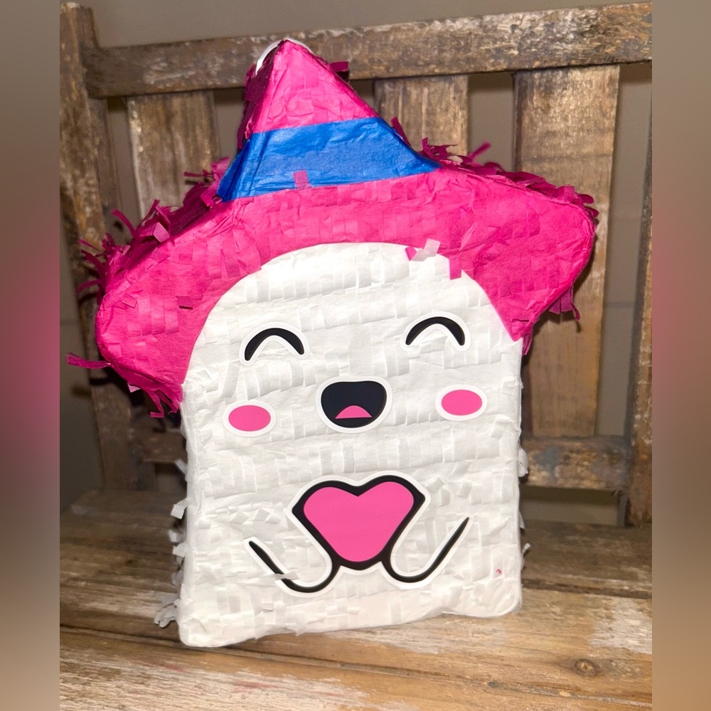 💗 PINK HEART GHOST PIÑATA 💗